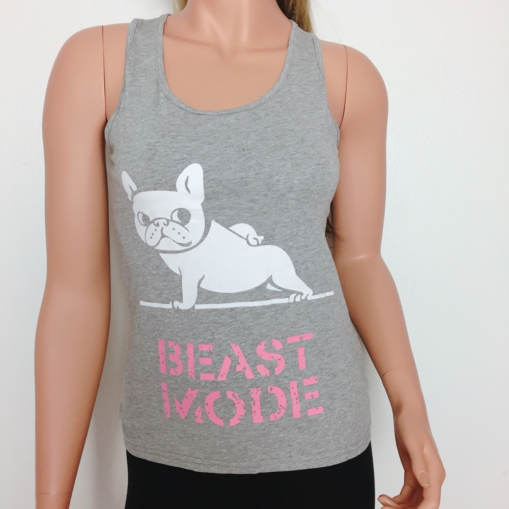 New! Frenchie Beast Mode Tank 🏋️‍♀️